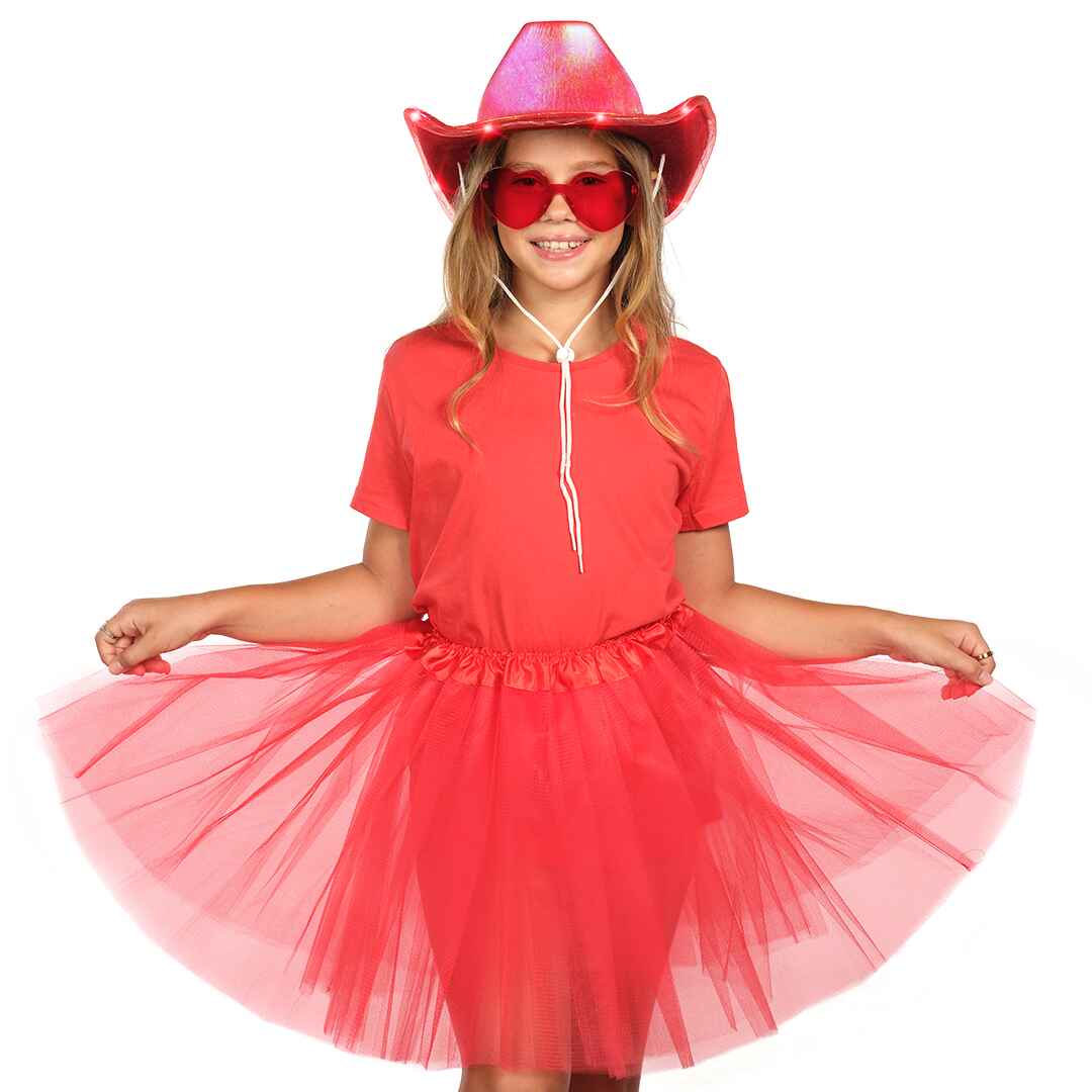 Light Up Cowboy Hat for Women - Cowgirl Hat with Glasses