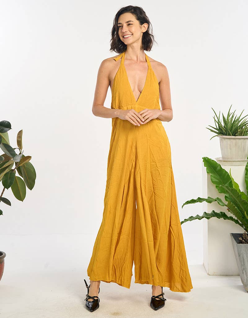 HALTER JUMPSUIT