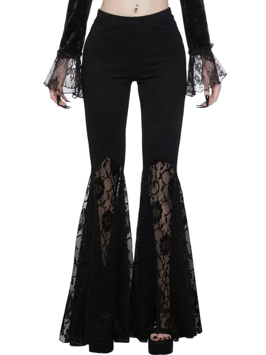 Black Lace Bell Bottoms