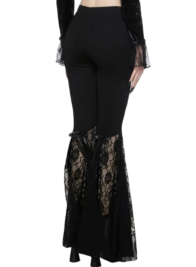 Black Lace Bell Bottoms