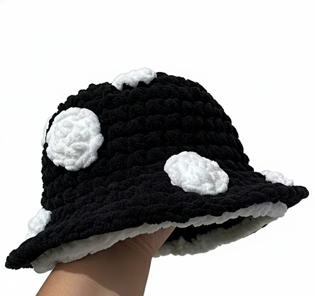 Super Soft Crochet Mushroom Hat