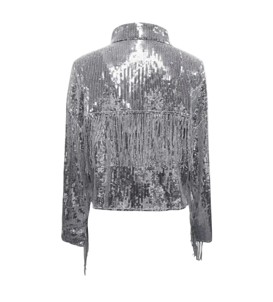 Sequin Saddlery Fringed Jacket